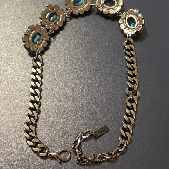 Swarovski crystal necklace Vibrant Pink and Blue Crystal Necklace - Picture 5 of 6